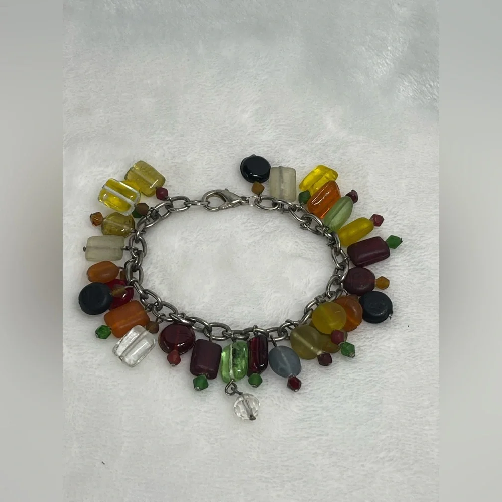 Vintage 1970’s glass bead bracelet